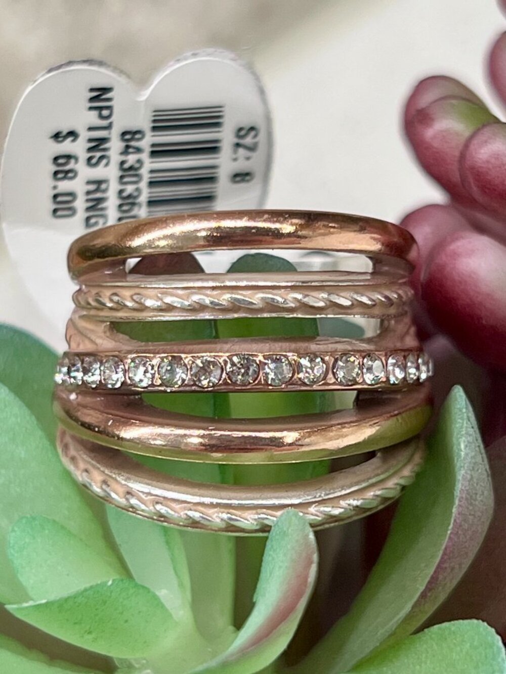 NWT Brighton Neptune's Rings Ring Size 8